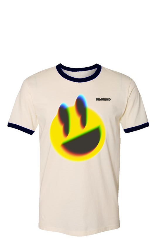 UNJUNKD Glitch Vintage Ringer T-Shirt