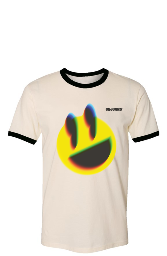 UNJUNKD Glitch Vintage Ringer T-Shirt