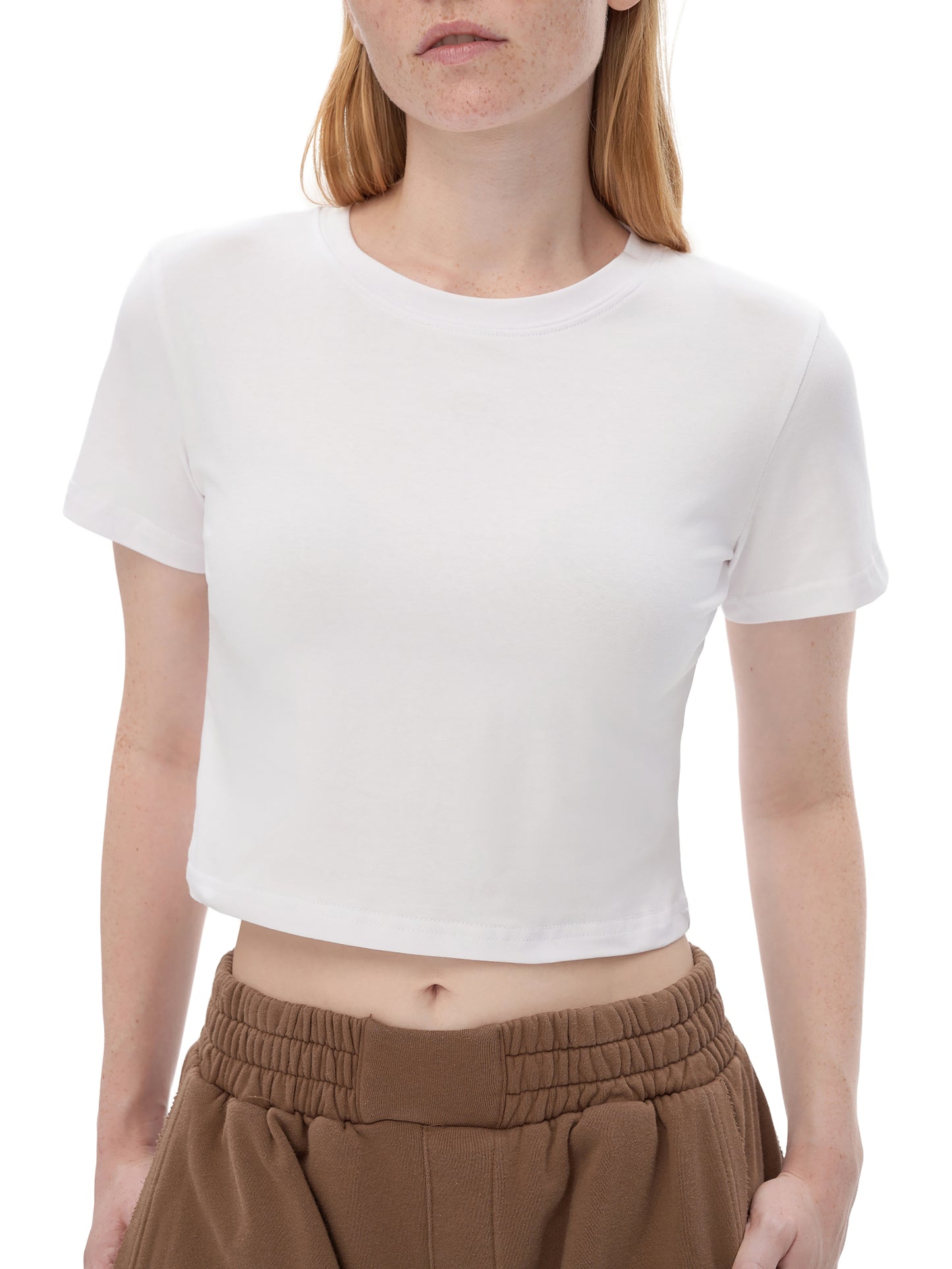 Unjunkd Fitted Crop Cotton T-Shirt