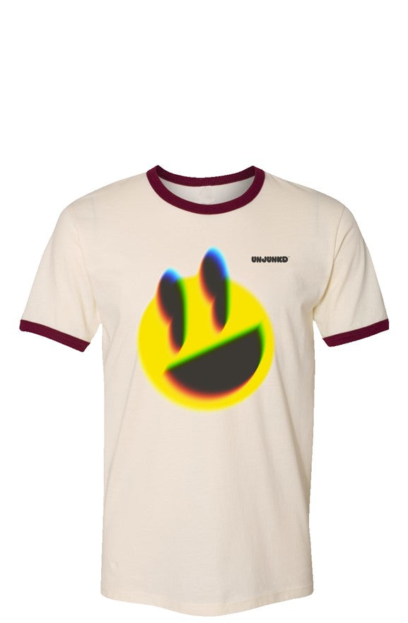 UNJUNKD Glitch Vintage Ringer T-Shirt